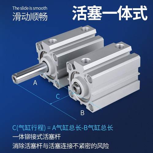 sda气缸薄气缸SDA325 10型 1520 25 867 30 35* 40型 - 图0