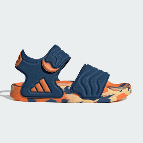 滔搏adidas阿迪达斯儿童魔术贴舒适百搭运动休闲凉鞋JS2516 - 图0