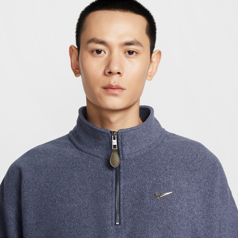 滔搏NIKE耐克男子运动印花小标半开拉链针织套头衫卫衣IQ3975-410,淘宝优惠券,粉丝福利购,淘宝优惠卷