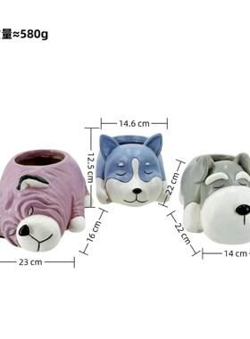 爆款动物花园景观装饰摆树件小艺院动物花盆户外庭家居cx-25104脂