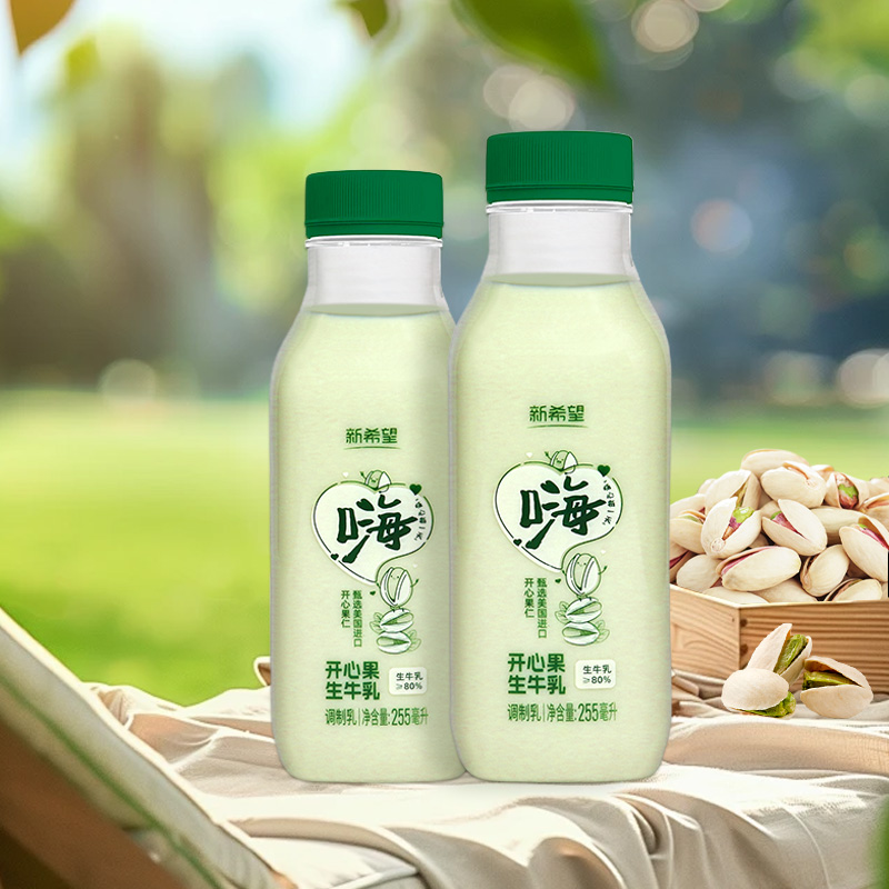 新希望低温奶牧场鲜牛乳营养早餐奶冷藏纯牛奶芋泥厚绿豆沙组合