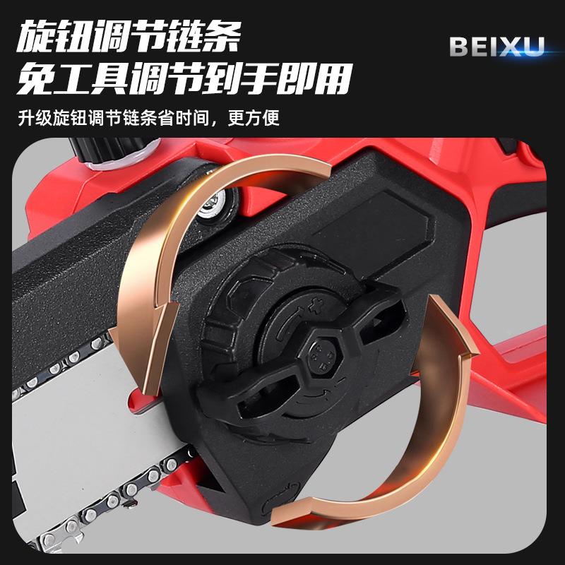 跨充电锯式锂电锯单手电链境锯伐木修枝锯无刷速手持无AZY高线电 - 图1