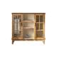 American retro solid wood side cabinet B&B living room bedroom storage cabinet model room entrance entrance cabinet dining cabinet side cabinet
