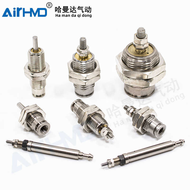 针型气缸CJ1B4-5/10/15/20单作用外螺纹CJPB6/10/15X5/10/15*20 - 图0
