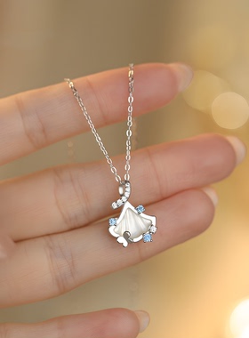 海丽珞思S925银森系蝴蝶锁骨链