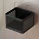 Washing machine side magnetic suction rack balcony storage box drum side basket magnetic Q iron rack bathroom space advantageous