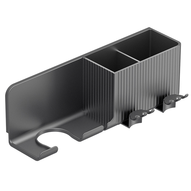 吹风机置物架免打孔卫生间收纳电吹风挂架枪灰吹风筒支架浴室架子,淘宝优惠券,粉丝福利购,淘宝优惠卷