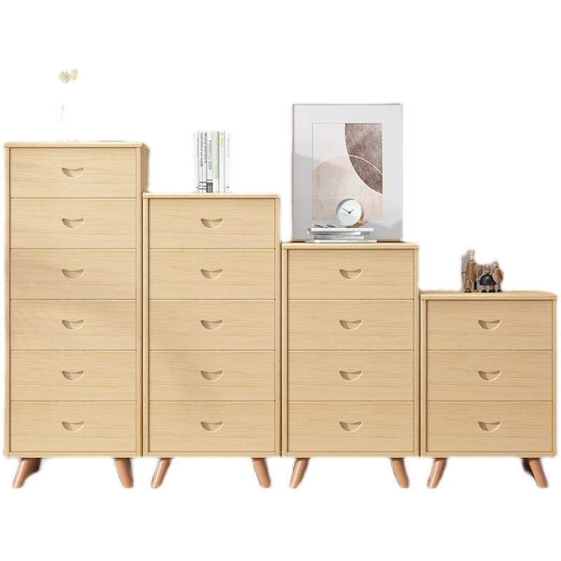 7带腿斗柜收纳储物多功能松木抽屉T柜简易VXM柜二三柜四柜五斗定 - 图3