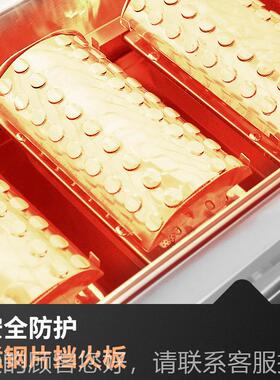 商用天然18991烤气温控锰钢烧烤炉夜市摆摊燃气街边烤生串蚝炉烤