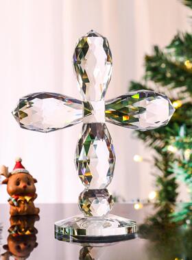 采购产品高端可及的豪华水晶十字架饰品，家庭客厅装饰，小礼物的