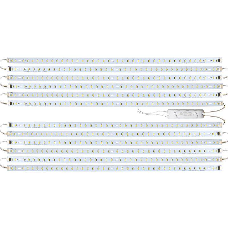 led64.5cm客厅水晶灯条三色变光65cm长灯板贴片灯片led灯条贴片,淘宝优惠券,粉丝福利购,淘宝优惠卷