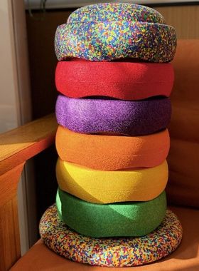 彩虹过河石儿童感统训练器材