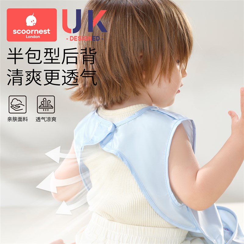 Children's smock, baby eating bib, baby food supplement apron, kindergarten over 3 years old, waterproof, anti-dirty, anti-wearing