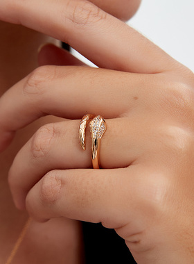 VITARING灵蛇开口戒指女