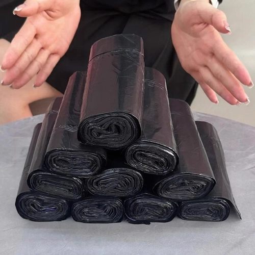 大号抽绳垃圾袋家用加厚手提式办公室商用实惠装厨房垃圾塑料袋 - 图1