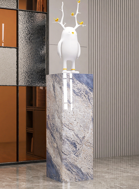 新中式花b架客厅摆放装饰品电视柜背景墙玄关创意落地摆件