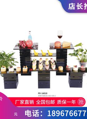 PAXSON帕翔黑色/白色平板套装（大柱）-亚克力系列层架直销