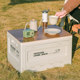 Camping storage box trunk sorting box camping picnic camping box car-mounted folding outdoor storage box