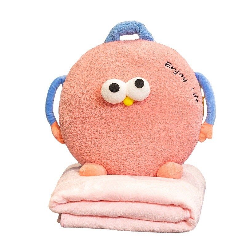 抱枕被子两用办公室午睡毯子二合一空调毯腰靠枕汽车用靠垫枕头被,淘宝优惠券,粉丝福利购,淘宝优惠卷