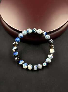 天然玛瑙石可调节手链手串