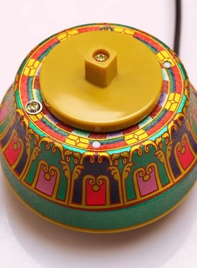 顺缘电动摆件转筒藏式家r用电动插电家居吉祥转桶五色升级款轮迷