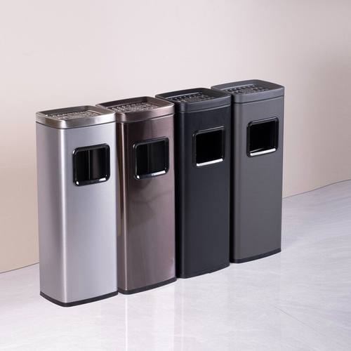 商用吸烟区烟灰垃圾桶酒店大堂立式不锈钢烟头收集户外烟灰缸烟蒂 - 图3