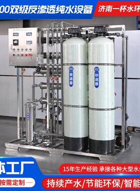 工业RO-500双级反渗透纯水机10吨/小时海水淡化设备