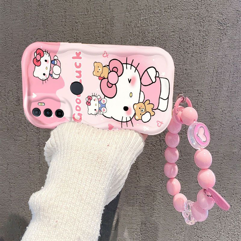 适用oppoa32手机壳pdvm00硅胶软oppo a36保护套PESM10卡通opa11s可爱pdvmoo手链0pp0a女生5g新款KT猫全包防摔 - 图1