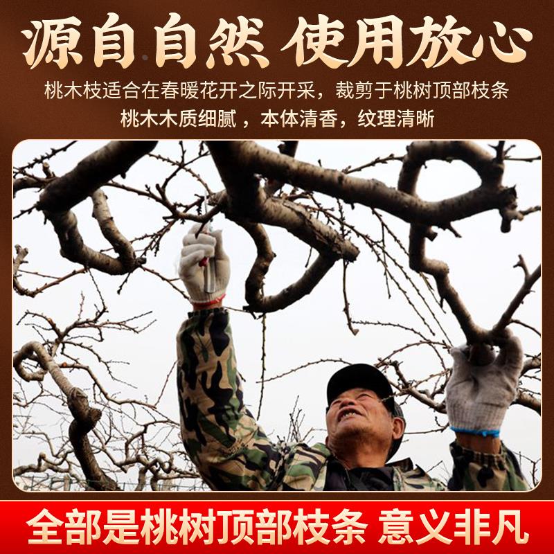 野生老桃木挂件天然东南枝随身宝宝婴儿童纯手工原木棍僻邪钥匙扣