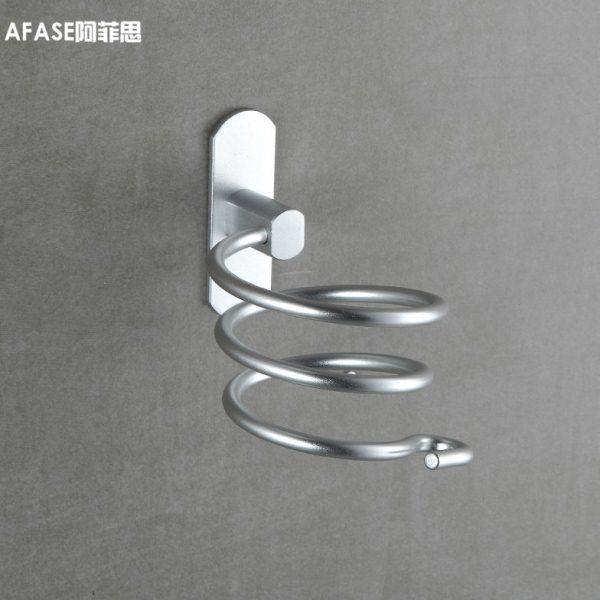 太空铝吹风机架 浴室风筒架免打孔 多功能收纳置物架 厂家直供,淘宝优惠券,粉丝福利购,淘宝优惠卷