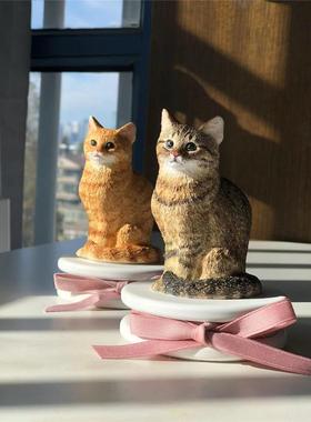 宠物猫咪定制香薰英短美短布偶宠物猫咪纪念定制摆件香薰情侣礼物