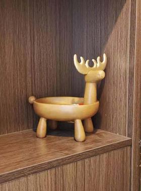 门口进门钥匙收纳架玄关神器桌面置物架收纳盒客厅创意摆件首饰W