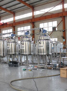 1吨牦牛奶浓缩生产线 生牛乳脱膻均质机 马奶CIP清洗系统