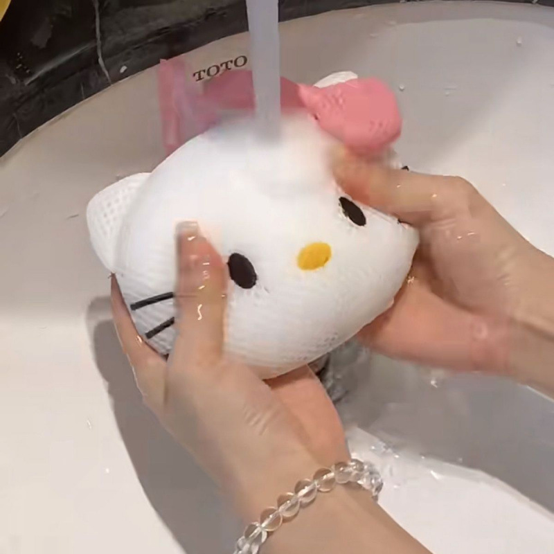 小红书同款可爱沐浴泡澡球浴花搓澡搓背起泡洗浴用品洗澡沐浴花s - 图0