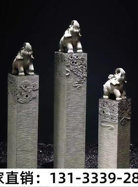 玄关摆件入户门装饰办公室彷石雕麒麟貔貅落地狮子一对中式拴马桩
