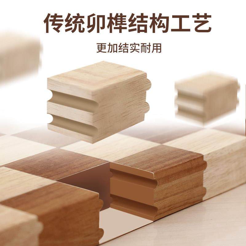 网红棋盘格菜板家用防霉抗菌食品级实木榫卯切菜案板厨房水果砧板,淘宝优惠券,粉丝福利购,淘宝优惠卷