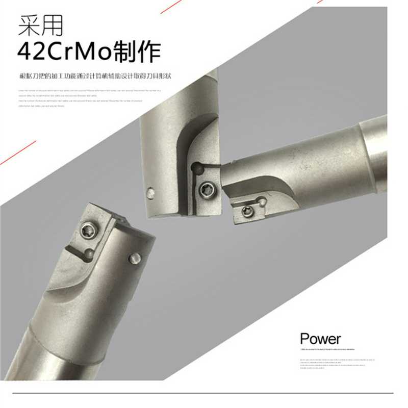 BAP300R 加工中心铣刀杆 R0.8 装APMT1135刀片 10 12 13 16 17 - 图1