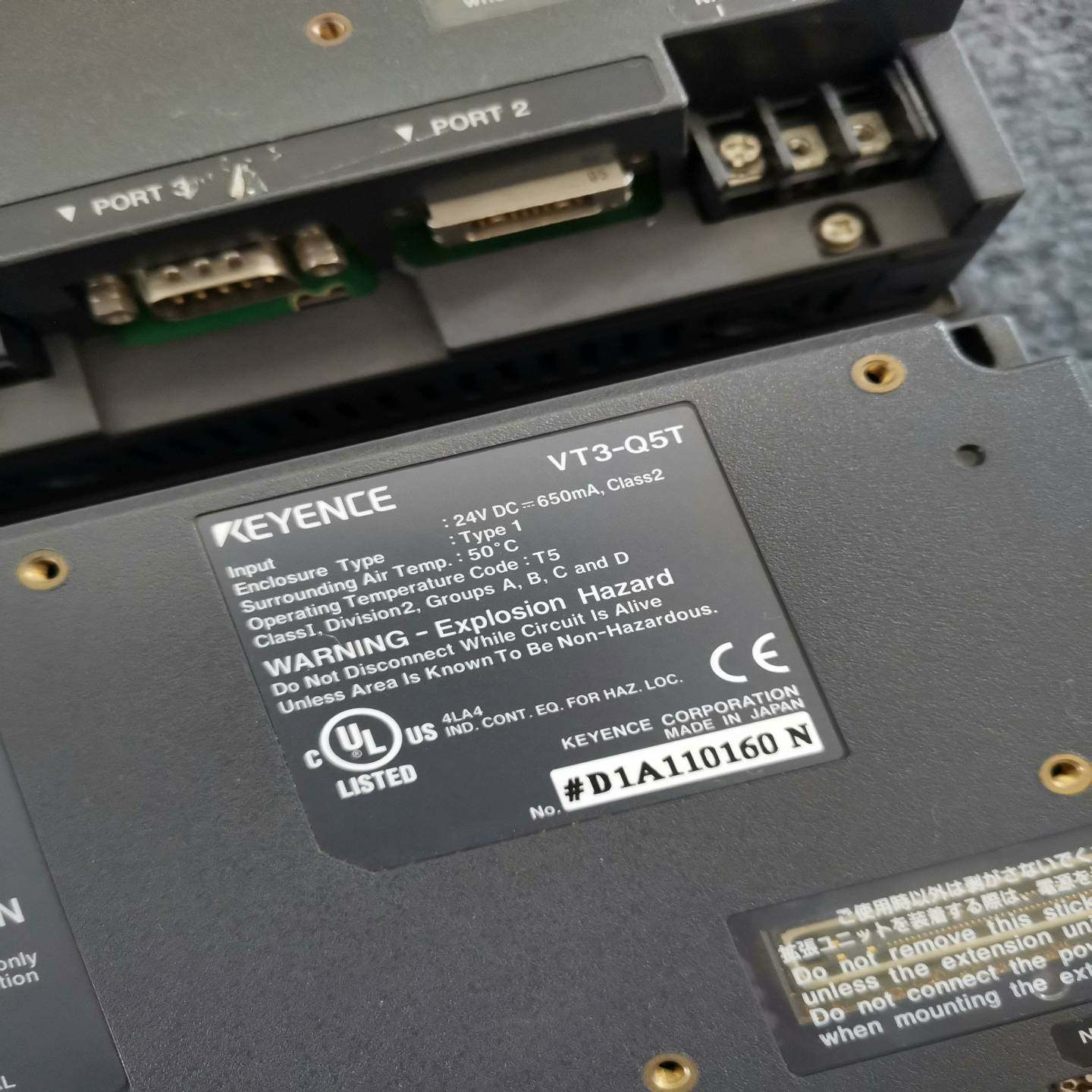 (询价)VT3-Q5T，VT3-Q5S基恩士触摸屏，成色如图，需 - 图2