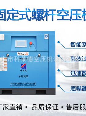 220v小型空压机 变频螺杆机空压机 便携式空气压缩机 厂家
