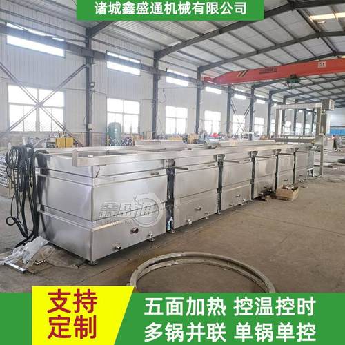 全自动方形卤煮锅商用蒸汽熟食鸭脖卤煮锅河间驴肉大型煮肉设备 - 图2