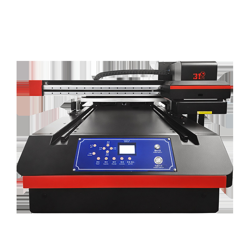 31度大型UV平板打印机金属板罐头礼盒机箱鼠标垫键盘图案印刷机 - 图3