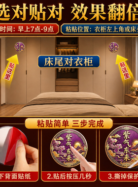 【师傅已祈愿】紫气东来衣柜贴