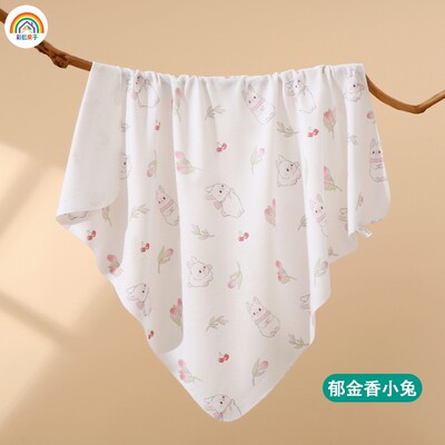彩虹房子新生婴儿包单a类纯棉春夏包被产房用品襁褓巾春夏秋全棉