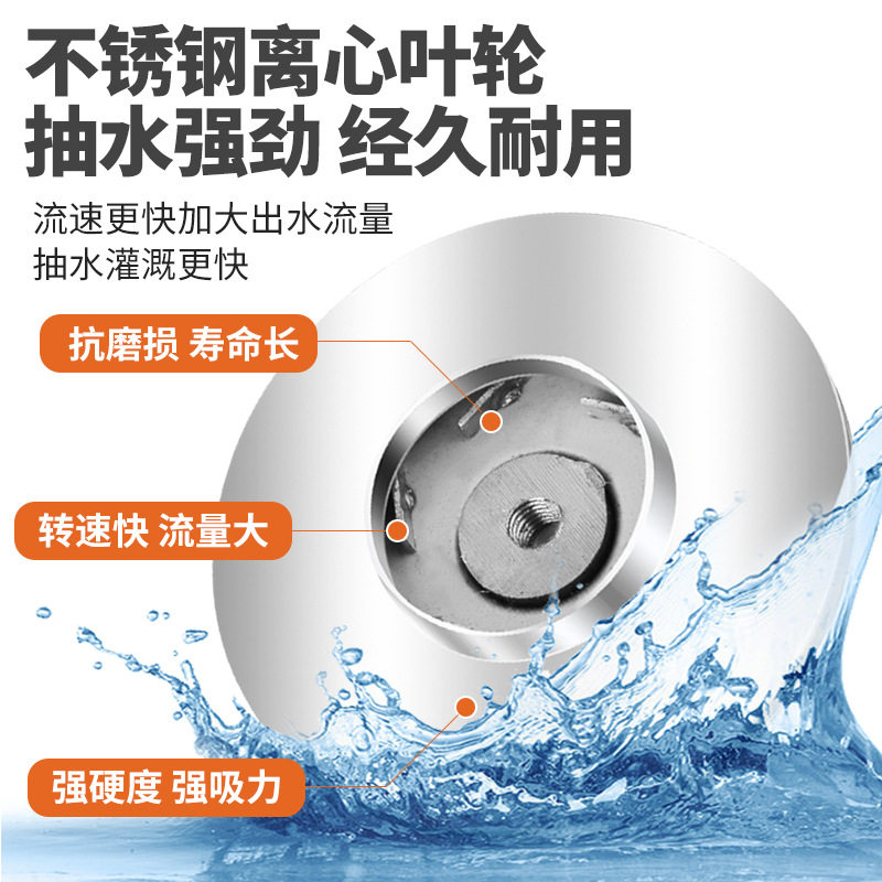 电动车专用抽水泵家用浇菜12V24V48V60V72伏纯铜电机直流潜水泵,淘宝优惠券,粉丝福利购,淘宝优惠卷