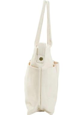 NITORI宜得利家居现代便携日式简约百搭手提分格袋帆布包 辛普乐