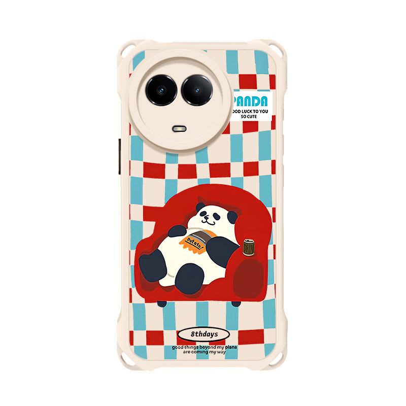 适用真我V50手机壳RMX3783新款realmeV50软硅胶保护套OPPO镜头全包防摔oppov四角挂绳opporealmev潮女realme - 图1