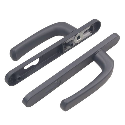 铝合金门锁把手8535门锁断桥铝门锁配件铝合金门锁体把手115孔具 - 图3