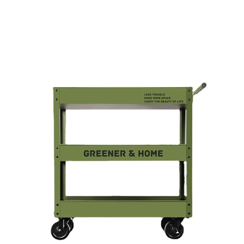GREENER小推车绿林工具车移动架柜子收纳油画手推车重型箱五花架 - 图3
