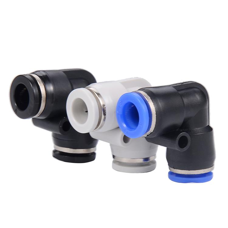 90度直角塑料弯通快插气管快速气动元件接头PV-4/6/8/10/12/14/16 - 图3