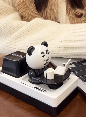 打工人嘴替桌面解压小摆件